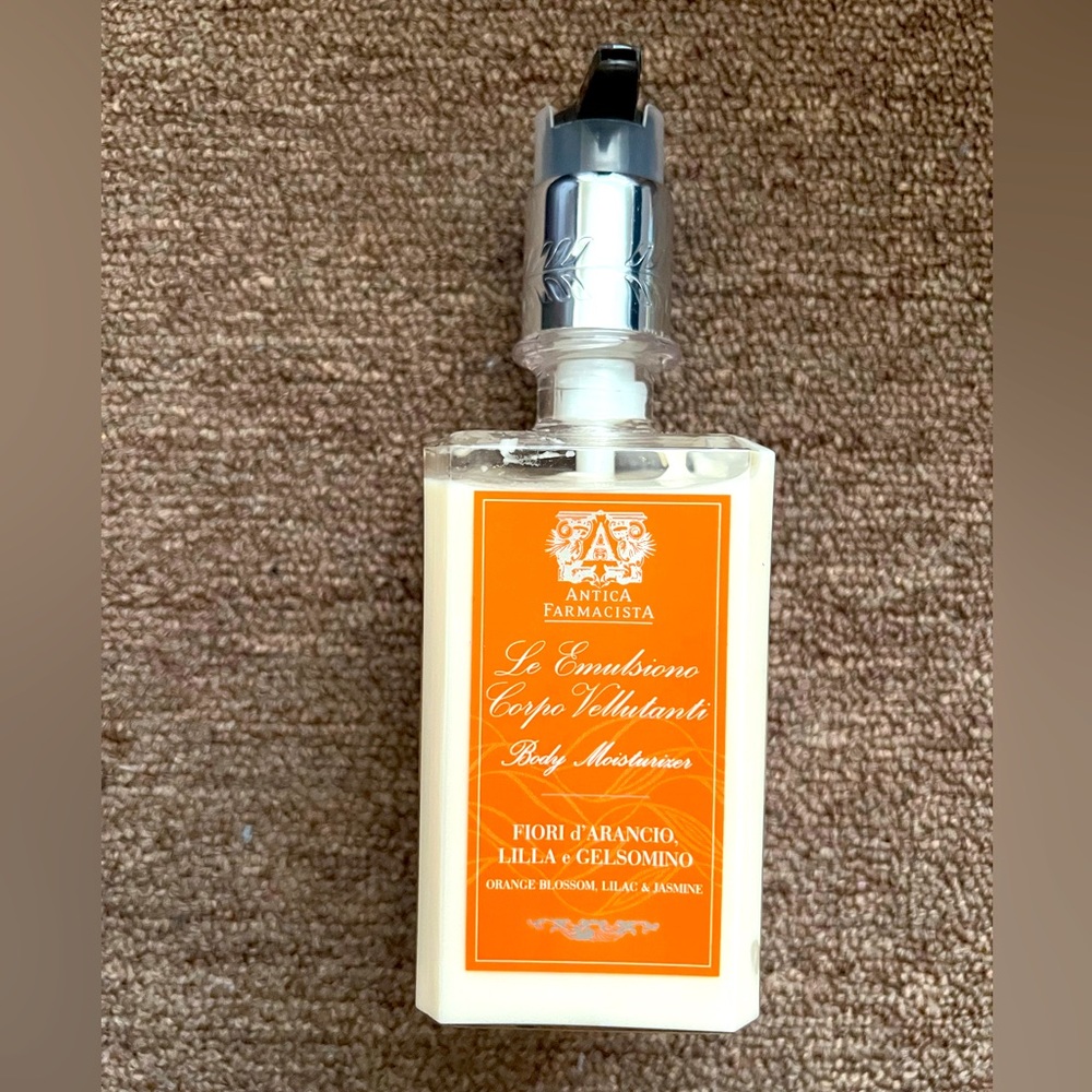 antica farmacista orange blossom body moisturizer NWT